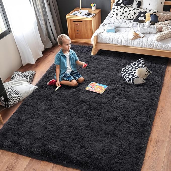 Rugs for Living Room 8x10, Soft Shaggy Modern Shag Area Rug for Bedroom - Image 7