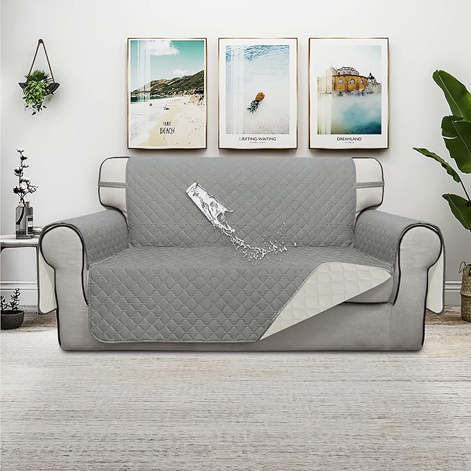 ISSUNTEX Double Protection 100% Waterproof Loveseat Sofa Covers - Image 2