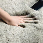 Ashler Home Deco Faux Fox Fur Area Rug, 2x3 ft, High Pile, Rectangular - Image 3