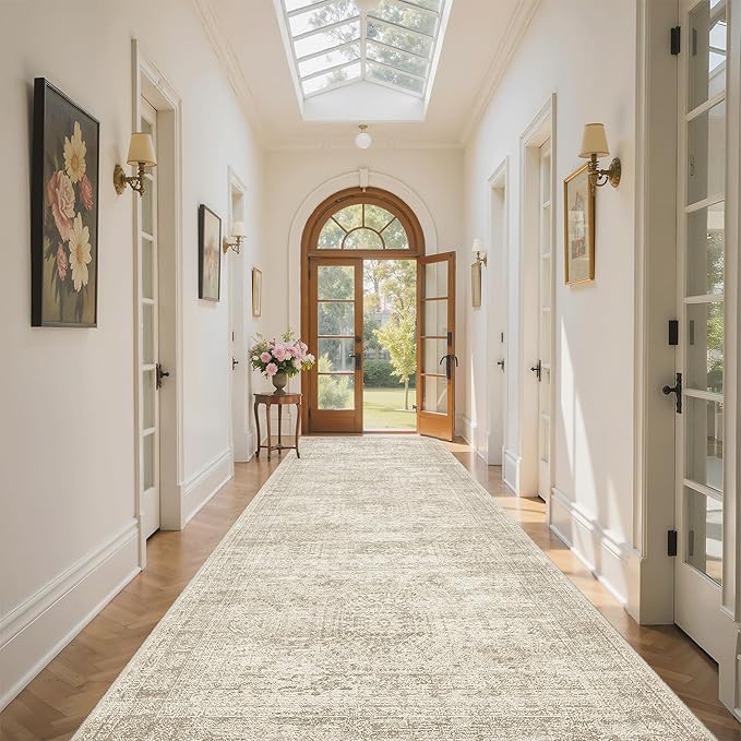 4x10 Wide Hallway Runner Rug: Washable Soft Rug Runners - Image 4