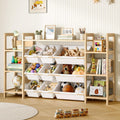 Large Toy Storage Organizer, Top Rack, 6 Side Shelves, 9 Bins