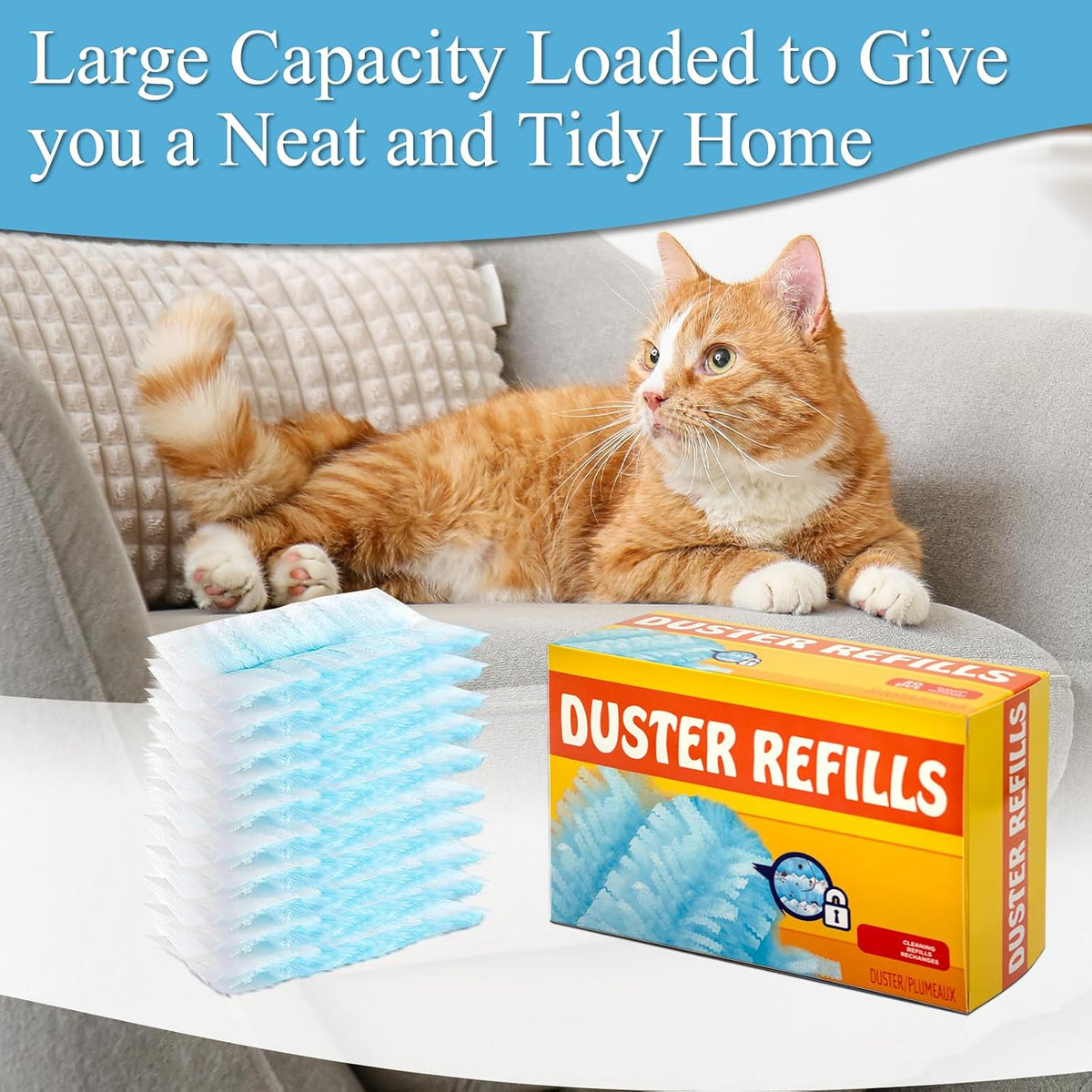 40 Count Electrostatic Duster Refills for Swiffer Dusters