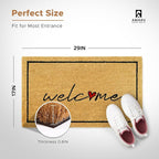 Welcome - 17"x29" - Coir Door Mat - Welcome Mats - Image 2
