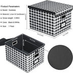 File Organizer Box with Lids, Collapsible File Folder Organizer