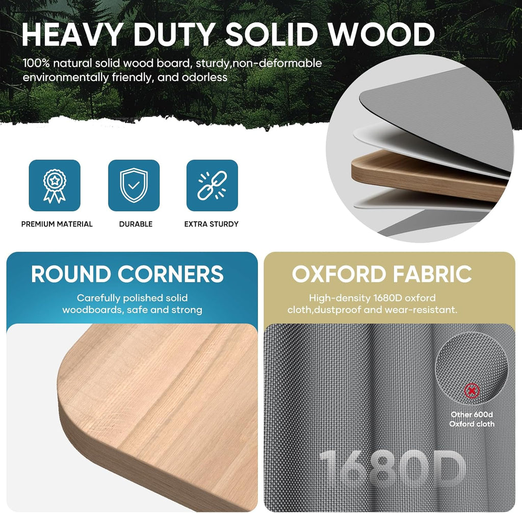 Bunkie Board Queen Size,Reinforced Wood Bed Boards for Under Mattress