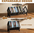 PUTNATRURE DVD Storage Rack, Expandable Game & Blu ray Case Display, 2 Pack