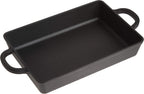 Crock-Pot Artisan 13" Enameled Cast Iron Lasagna Pan – Matte Linen White, Durable Oven Safe Bakeware