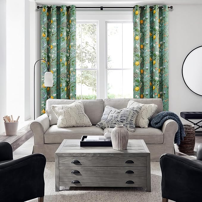 Topfinel 105 Inches Long Sage Green Luxury Curtains - Image 6