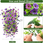 Artificial Fake Flowers Plants for Outdoor UV Resistant Spring Decoration