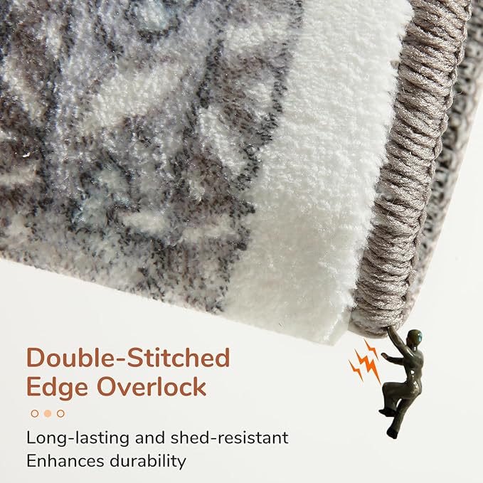 OPPODREAM Soft 8x10 Area Rugs, Washable Rugs 8x10 - Image 3