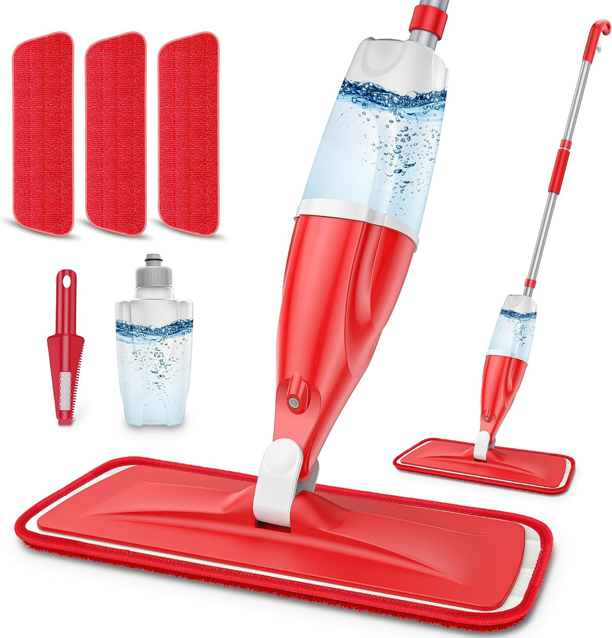 Hardwood Floor Mops for Floors Cleaning: Spray Mops Wet Dust Mop Refillable