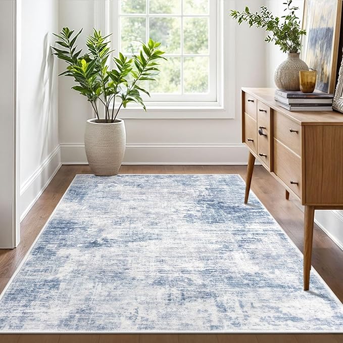 IOHOUZE Abstract Area Rug 4x6 Ft Washable Rugs - Image 8