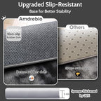 Amdrebio Tie-Dyed Dark Grey Round Area Rugs - Image 5