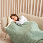 Snuggle Sac Green Throw Blanket, Ultra Soft Warm Blankets - Image 8