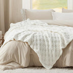 Bedsure GentleSoft White Throw Blanket - Image 5