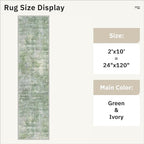 Runner Rug 2x10 Washable Non-Slip Hallway Runner Rugs - Image 5