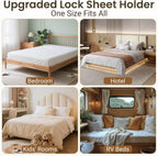 INSMART Sheet Holders-Bed Sheet Holder for Corners&Sides, 4 Pcs