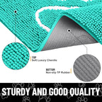 Smiry Dog Door Mat for Muddy Paws, Absorbent Dirt Trapper Non Slip Quick Dry - Image 3