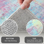 IOHOUZE Abstract Area Rugs 5x7 Ft Washable Rugs - Image 4