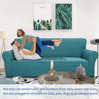ZNSAYOTX 1 Piece Jacquard Couch Covers - Image 2