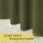 NICETOWN Room Darkening 66 inch Curtains - Image 5