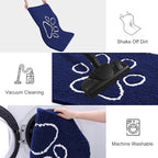 Smiry Dog Door Mat for Muddy Paws, Absorbent Dirt Trapper Non Slip Quick Dry - Image 6