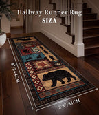 Rustic Cabin Hallway Runner Rug 2'8"x8' - Image 2