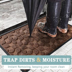 Bulijojo Sturdy Front Entrance Doormats, Durable Heavy Duty Welcome Mat - Image 4
