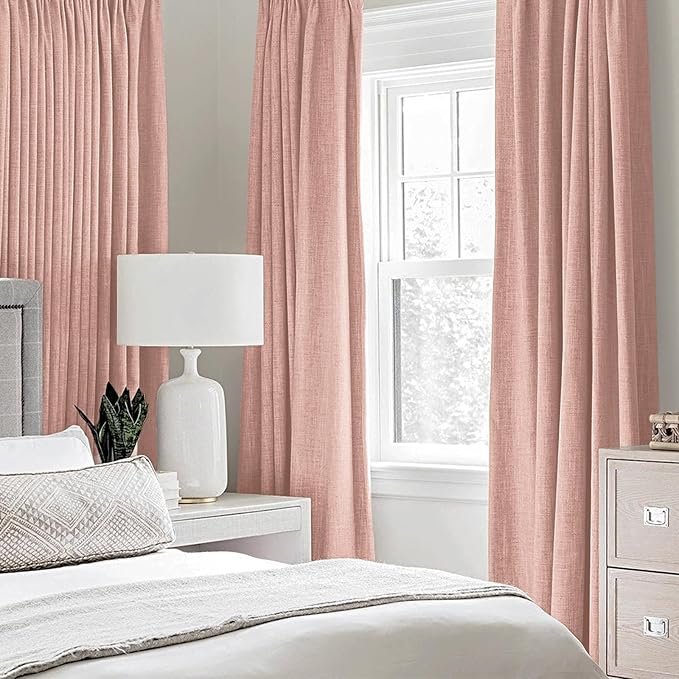 MIULEE 100% Blackout Linen Curtains - Image 2