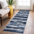 Lansny Modern Abstract Runner Rug 2x6 by lansny