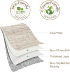 Nakagishi 5X7 Area Rugs Living Room: Washable Large Vintage Rug Neutral - Image 9