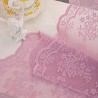 YJ YANJUN Vintage Lace Curtains 84 Inches Long-Victorian Floral Pattern Lalic - Image 6