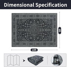 Washable Rugs 8x10 Area Rugs for Living Room, Dining Room- Soft Low Pile - Image 2