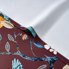 Topfinel Rust Boho Floral Curtains 90 Inches Long 2 Panels Unique Luxury - Image 5