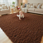 Rugs for Living Room 5x8, Alfombras para Salas Shag Large Plush Soft Area Rug by Junhejiamei
