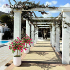 3FT Artificial Bougainvillea Tree with Lush Pink Flowers, Faux Potted Fake Plant, UV Resistant Artificial Tree for Indoor Outdoor Home Decor, Living Room, Office, Patio, Porch