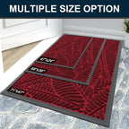 Colorxy Waterproof Doormat, Sturdy Natural Rubber Front Indoor Mat, Non Slip - Image 7