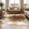 AROGAN Western Decor Faux Fur Cowhide Rug, 4 x 3 Feet Premium Animal Skin Cow by AROGANAREARUG