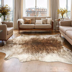AROGAN Western Decor Faux Fur Cowhide Rug, 4 x 3 Feet Premium Animal Skin Cow by AROGANAREARUG