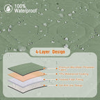 VANSOFY Waterproof Loveseat Recliner Cover, Sofa Covers 1-Piece Washable - Image 6