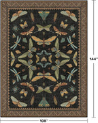 Hazo Haus Large Black Rug for Living Room - Image 2