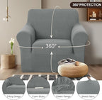 U-NICE HOME Recliner Chair Covers Stretch Couch Cover Sofa Cover Sofa Slipcover - Image 3