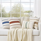 Fancy Homi Set of 1 Sage Green Boho Lumbar Decorative Throw Pillow Covers 16x24 - Image 7