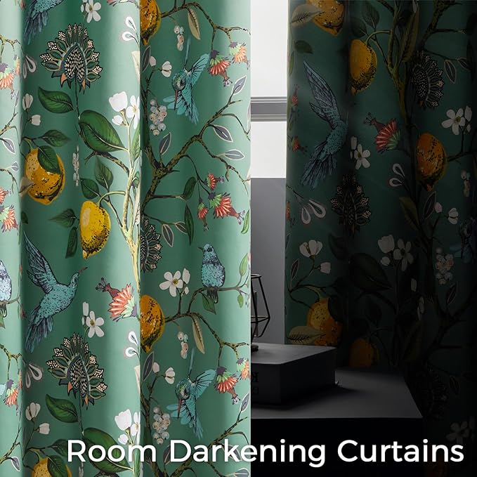Topfinel 92 Inches Long Custom Sage Green Luxury Curtains - Image 4
