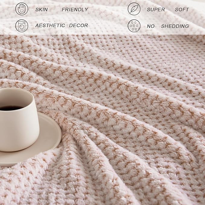 Exclusivo Mezcla Fleece Bed Blanket Queen Size, Super Soft and Warm Blankets - Image 6