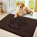 Smiry Dog Door Mat for Muddy Paws, Absorbent Dirt Trapper Non Slip Quick Dry by Smiry
