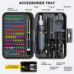 Mini Precision Screwdriver Set with Color-coded Identification, 132 in 1 Micro Magnetic Repair Tool Kits with Storage Box, 108 Bits,Small Manual Screw Driver Toolkits for iPhone/Mac/iPad/Table