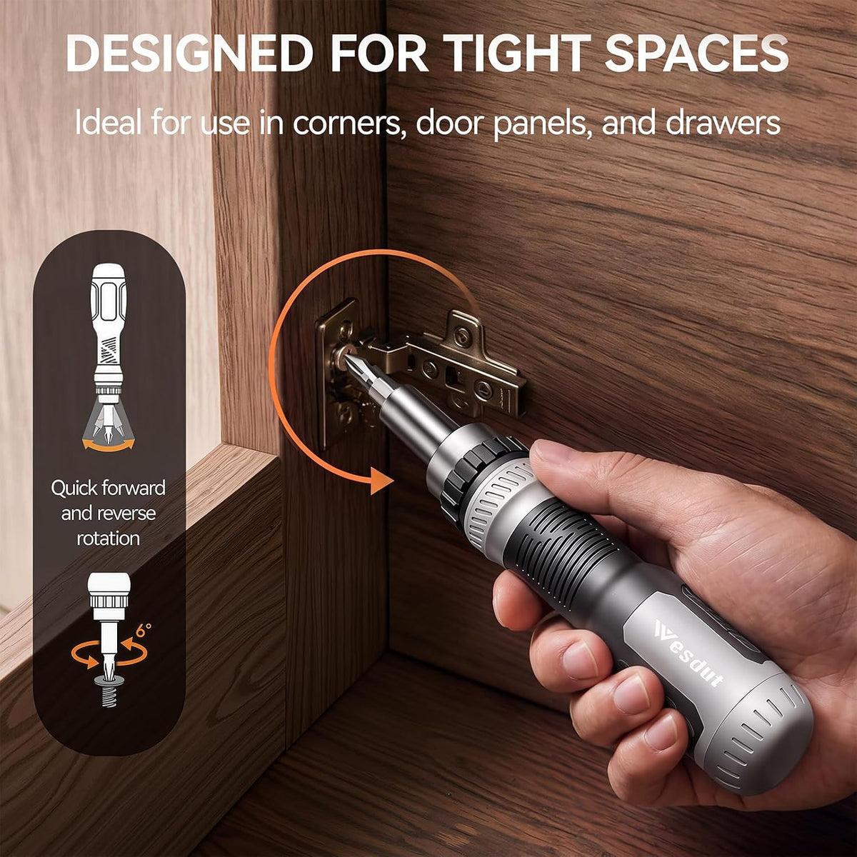 Wesdut 13in1 Multi Ratchet Screwdriver Set Tool All in One, [Built to Last]