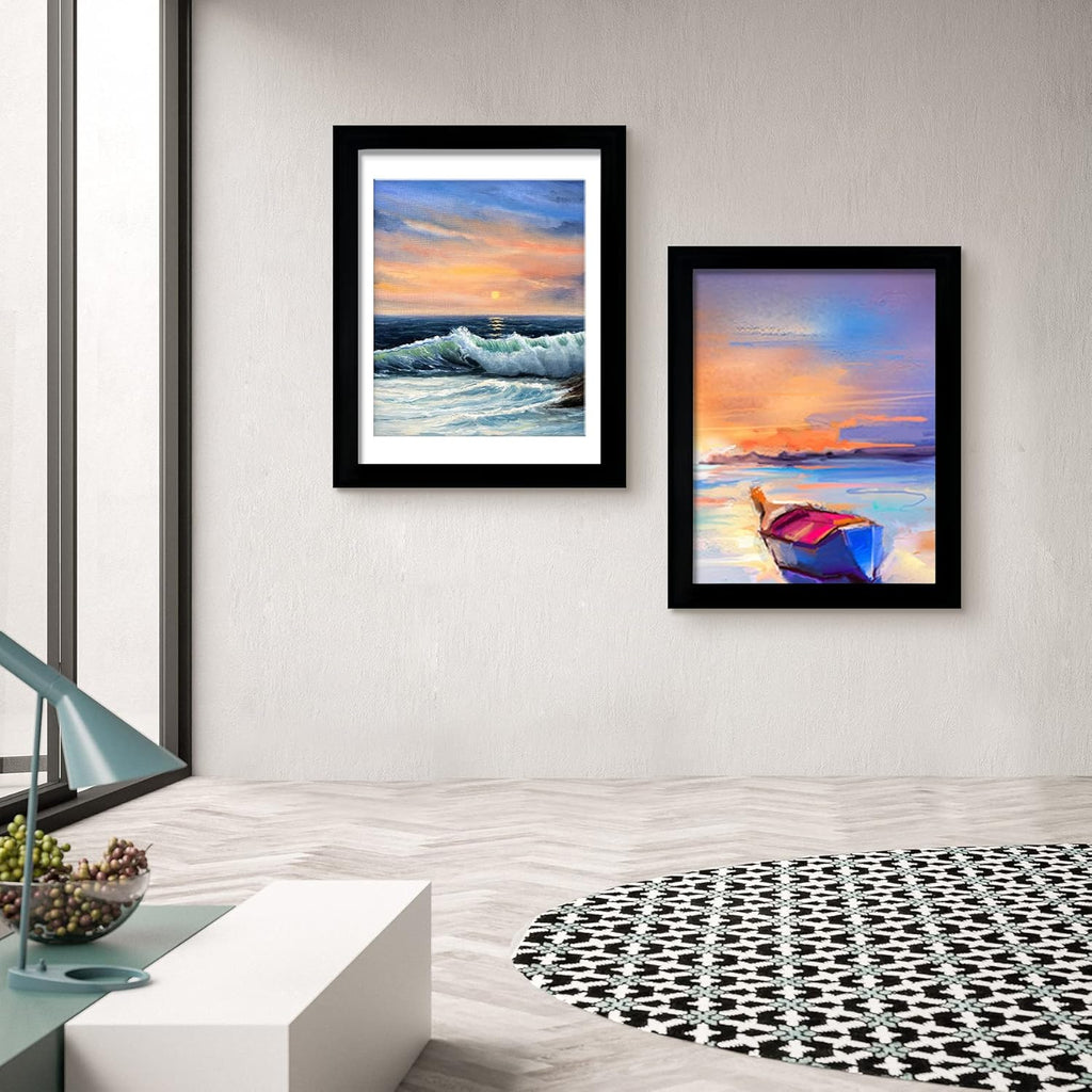 LUCKYLIFE 18x24 Frame in Black, Gallery Frame for Wall Mounting, 2 Pack