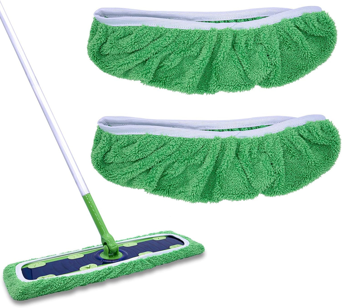 4 Pack XL Microfiber Mop Pads Compatible with Swiffer XL Mop